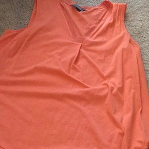 Coral land’s end V-neck tank top